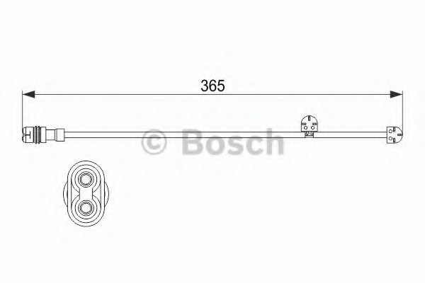 BOSCH 1 987 473 532 Warning Contact, brake pad wear